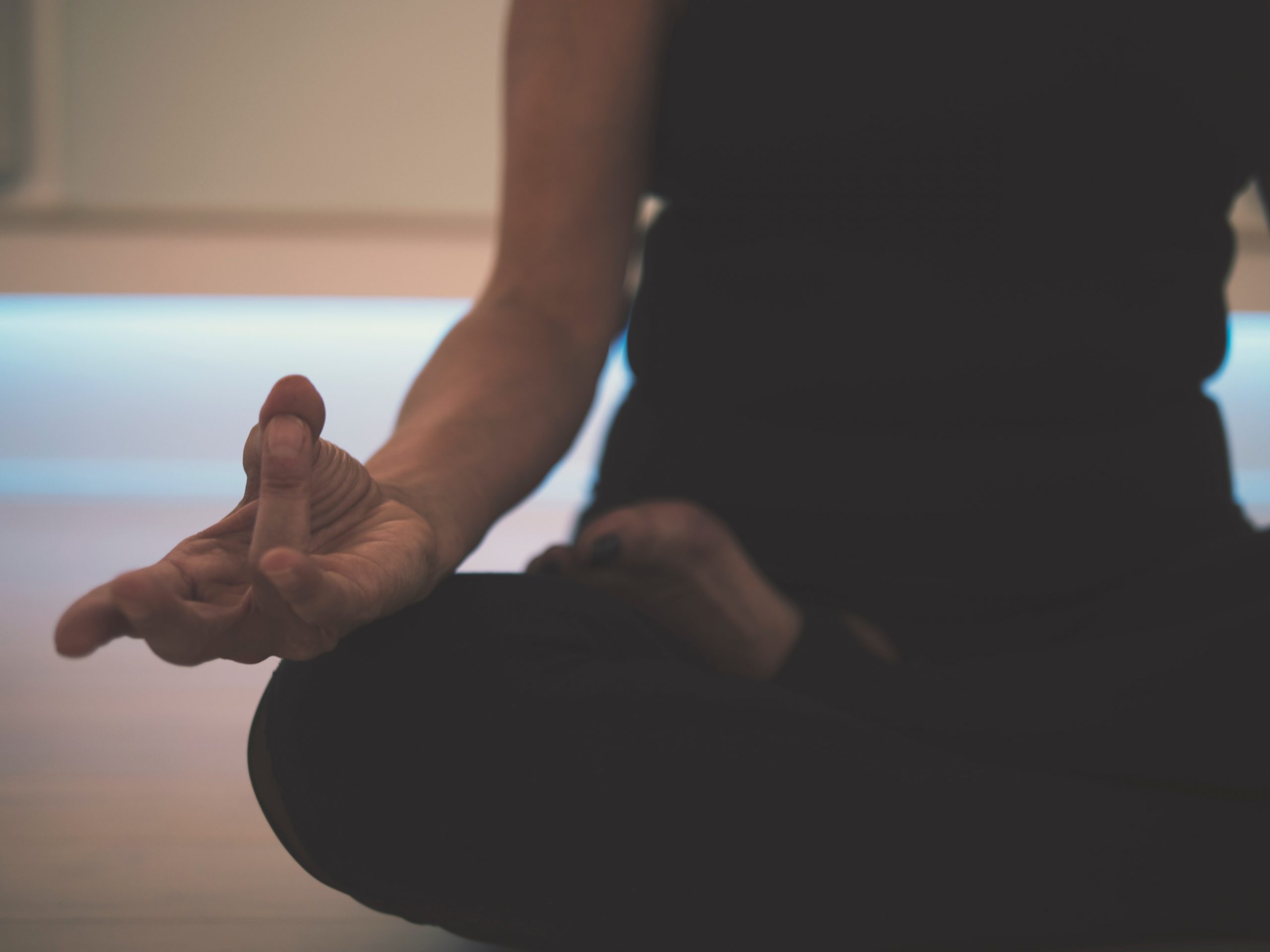 jd-mason-xCPdjitY5sQ-unsplash A person sitting in lotus position