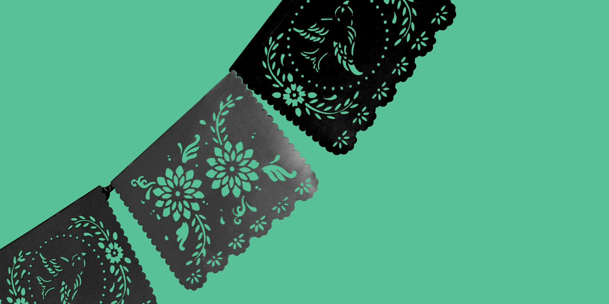 Hispanic-Celebrities-in-Recovery_Blog Cut paper flags on a green background. Hispanic and Latino Celebrities in Recovery